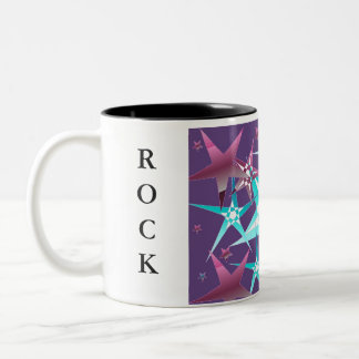 Caneca De Café Em Dois Tons Estrela do Rock