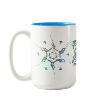 Estrela Intriciada de David Brush Caneta Art Mug