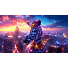 Caneca De Café Em Dois Tons Estrelas e faixas com ZEBRA ZANZIBAR