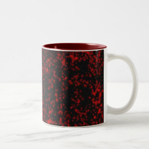 Caneca De Café Em Dois Tons estrelas góticos