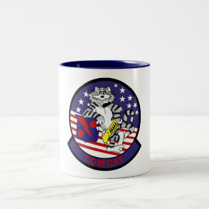 Caneca De Café Em Dois Tons Estripadores do vermelho VF-11