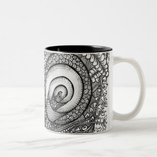 Caneca De Café Em Dois Tons Estúdio 40: Tampão de espiral dupla