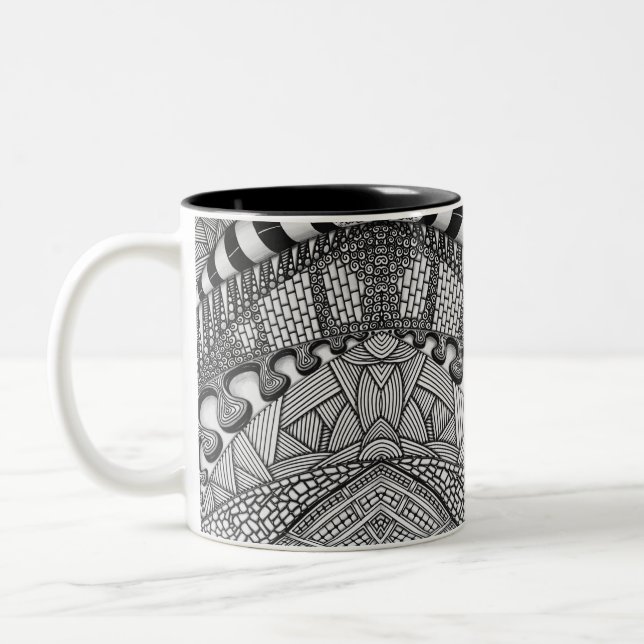 Caneca De Café Em Dois Tons Estúdio 40: Toda a Zag Mug (Esquerda)