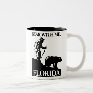 Caneca De Café Em Dois Tons Estúdio norte "urso dos pontos comigo" Florida