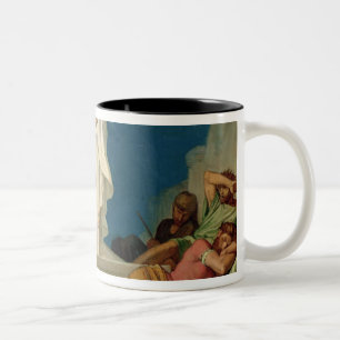 Caneca De Café Em Dois Tons Estudo para a ressurreição do cristo, 1860