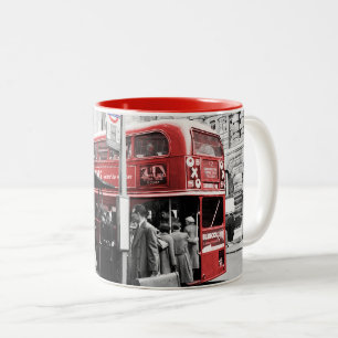 Caneca De Café Em Dois Tons Eu adoro Swing London