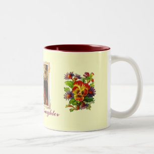 Caneca De Café Em Dois Tons Eu Amo A Minha Filha Mug