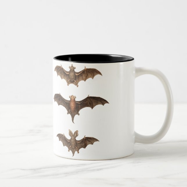 Caneca De Café Em Dois Tons Eu amo bastões (Direita)