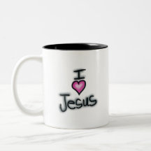 Eu amo Jesus Eu amo Jesus com Coração Rosa