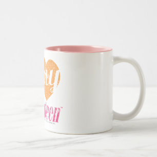 Caneca De Café Em Dois Tons Eu amo minha laranja 17