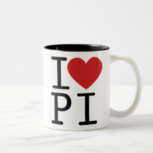 CANECA DE CAFÉ EM DOIS TONS EU AMO O PI