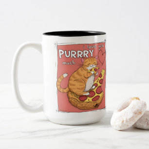 Caneca De Café Em Dois Tons Eu Amo Você Muito Mesmo Presente Engraçado Para Am