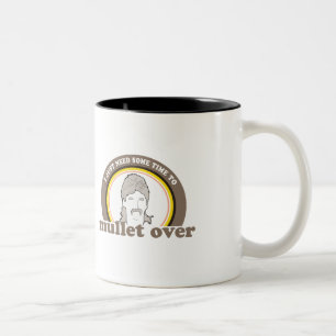 Caneca De Café Em Dois Tons Eu apenas preciso alguma hora ao salmonete sobre