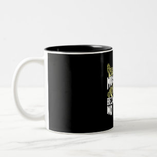 Caneca De Café Em Dois Tons Eu Cato Cogumelos