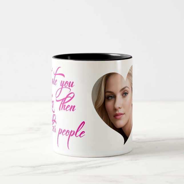 Caneca De Café Em Dois Tons Eu comi você Menos Que Outras pessoas (Centro)