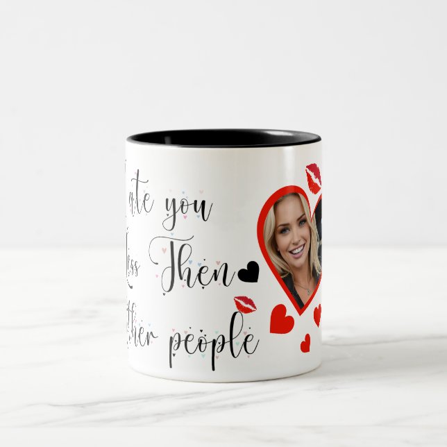 Caneca De Café Em Dois Tons Eu comi você Menos Que Outras pessoas (Centro)