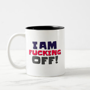 CANECA DE CAFÉ EM DOIS TONS EU ESTOU SEM FALTA HOJE