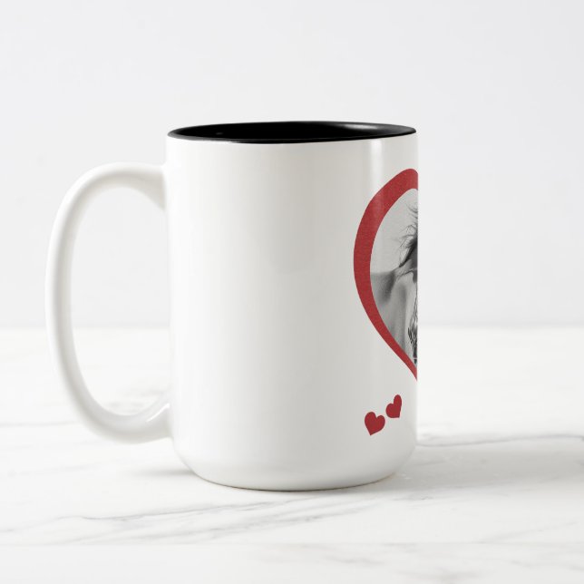 Caneca De Café Em Dois Tons Eu Gosto de Cavalos novo 2 (Esquerda)