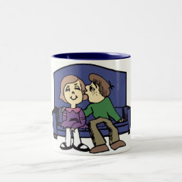 Caneca De Café Em Dois Tons Eu Gosto De Você Namorados