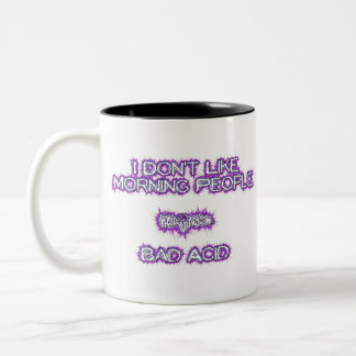 Caneca De Café Em Dois Tons Eu não gosto de pessoas matinais
