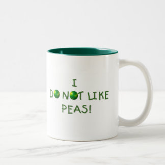 Caneca De Café Em Dois Tons Eu não gosto do camiseta e dos presentes das