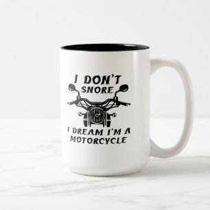 Caneca De Café Em Dois Tons Eu não ressono