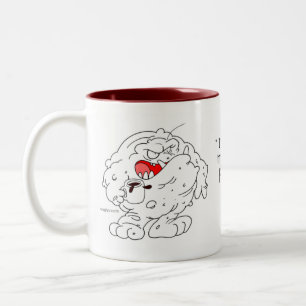 Caneca De Café Em Dois Tons Eu não sou uma pessoa da manhã