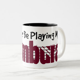 Caneca De Café Em Dois Tons Eu Preferencialmente De Tambura