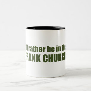 Caneca De Café Em Dois Tons Eu Preferencialmente Estar Na Igreja Frank
