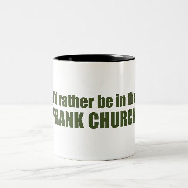 Caneca De Café Em Dois Tons Eu Preferencialmente Estar Na Igreja Frank (Centro)