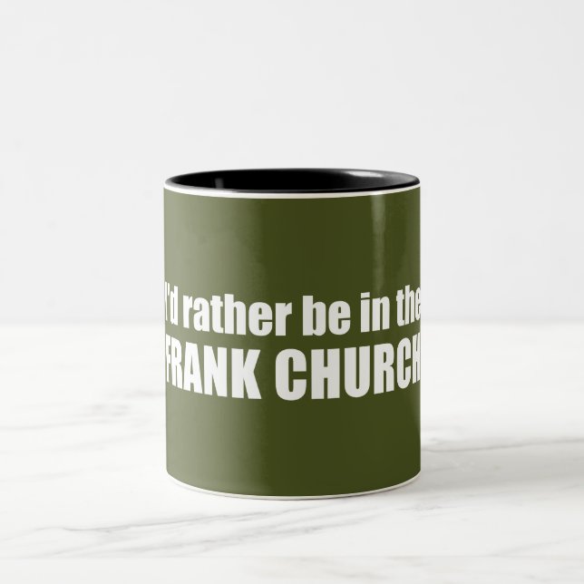 Caneca De Café Em Dois Tons Eu Preferencialmente Estar Na Igreja Frank (Centro)