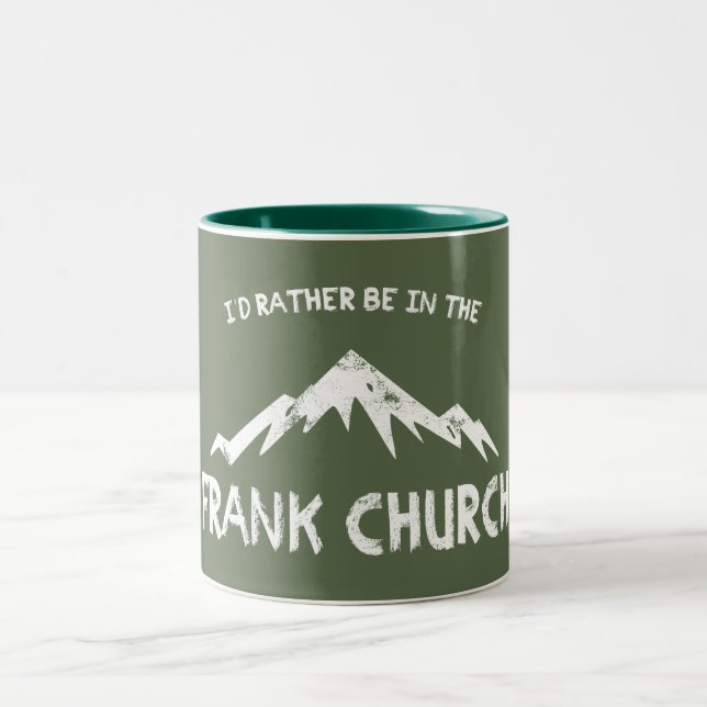 Caneca De Café Em Dois Tons Eu Preferencialmente Estar Na Igreja Frank (Centro)