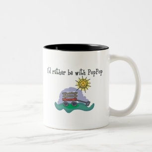 Caneca De Café Em Dois Tons Eu preferencialmente seria com PopPop