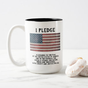 Caneca De Café Em Dois Tons Eu prometo T-Shirt