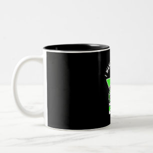 Caneca De Café Em Dois Tons Eu Quero Andar Na Minha Bicicleta De Montanha