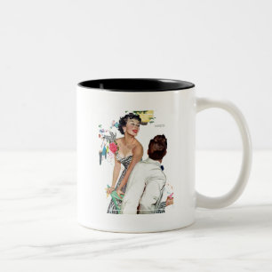 Caneca De Café Em Dois Tons Eu quero um homem 2