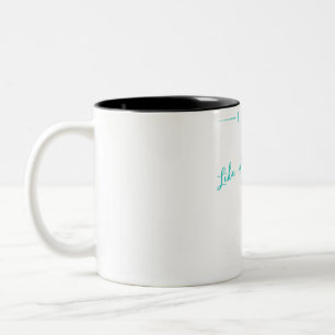 Caneca De Café Em Dois Tons Eu sei que corro como um velho, T