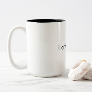 Caneca De Café Em Dois Tons Eu sou brilhante