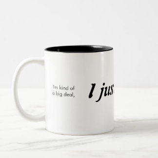 Caneca De Café Em Dois Tons Eu sou mesmo!