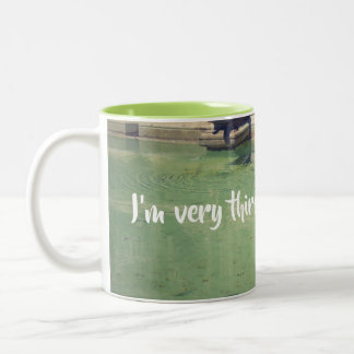 Caneca De Café Em Dois Tons Eu sou muito sedento