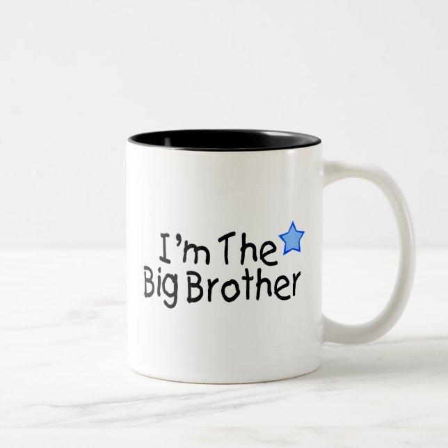 Caneca De Café Em Dois Tons Eu sou o big brother (Direita)