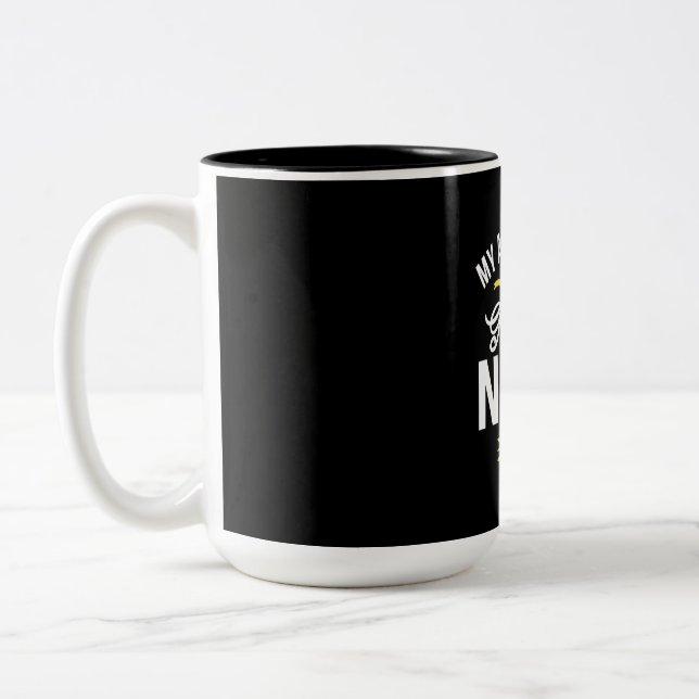 Caneca De Café Em Dois Tons Eu Sou O Maior Evers Da Niece (Esquerda)