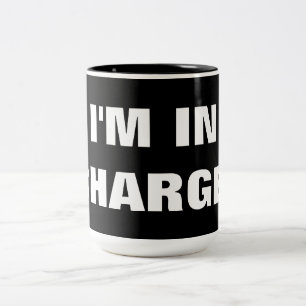 Caneca De Café Em Dois Tons Eu sou RESPONSÁVEL!