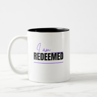 Caneca De Café Em Dois Tons Eu Sou Restituído Christian Coffee Mug