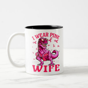 Caneca De Café Em Dois Tons Eu Uso Rosa Em Memória Da Minha Esposa Câncer De M