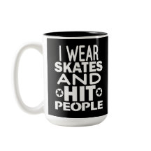 Eu visto skates e pessoas da batida, rolo Derby