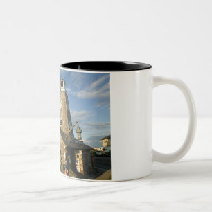Caneca De Café Em Dois Tons EUA, ALASKA, PENÍNSULA DE KENAI, HOMER: Homer Spit