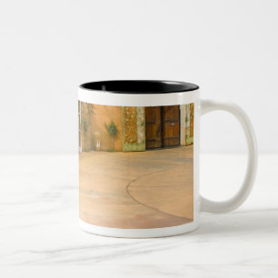 Caneca De Café Em Dois Tons EUA, Califórnia, Sonoma Valley, Pátio na Viansa