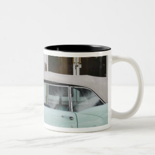 Caneca De Café Em Dois Tons EUA, Florida, Miami Beach: Praia sul, 1956