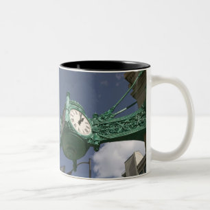 Caneca De Café Em Dois Tons EUA, Illinois, Chicago: The Loop: North State